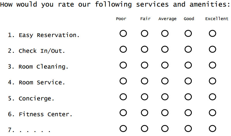 Radio button matrix questions induce survey fatigue