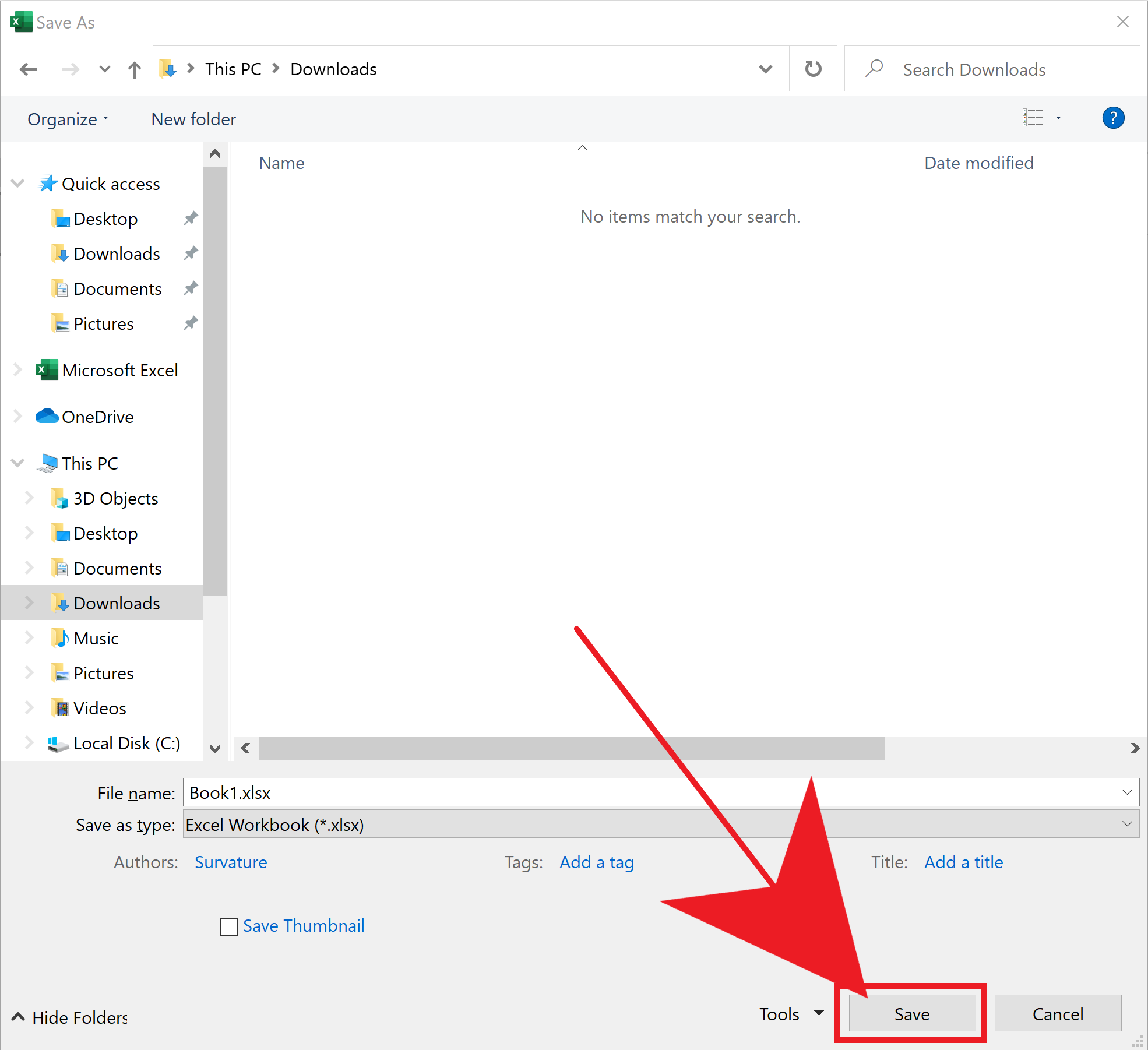 Step 6: Click "Save"